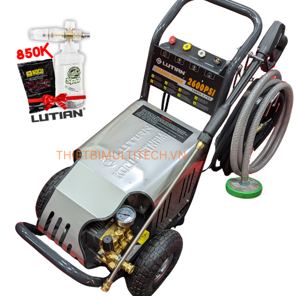 Máy Rửa Xe Cao Áp Lutian 3700W 2600PSI 15M26-3.7S2 Giá Tốt