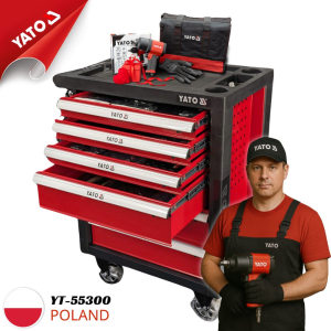 Tủ Dụng Cụ Yato YT-55300 (177 Chi Tiết) | 6 Ngăn Kéo Chính Hãng